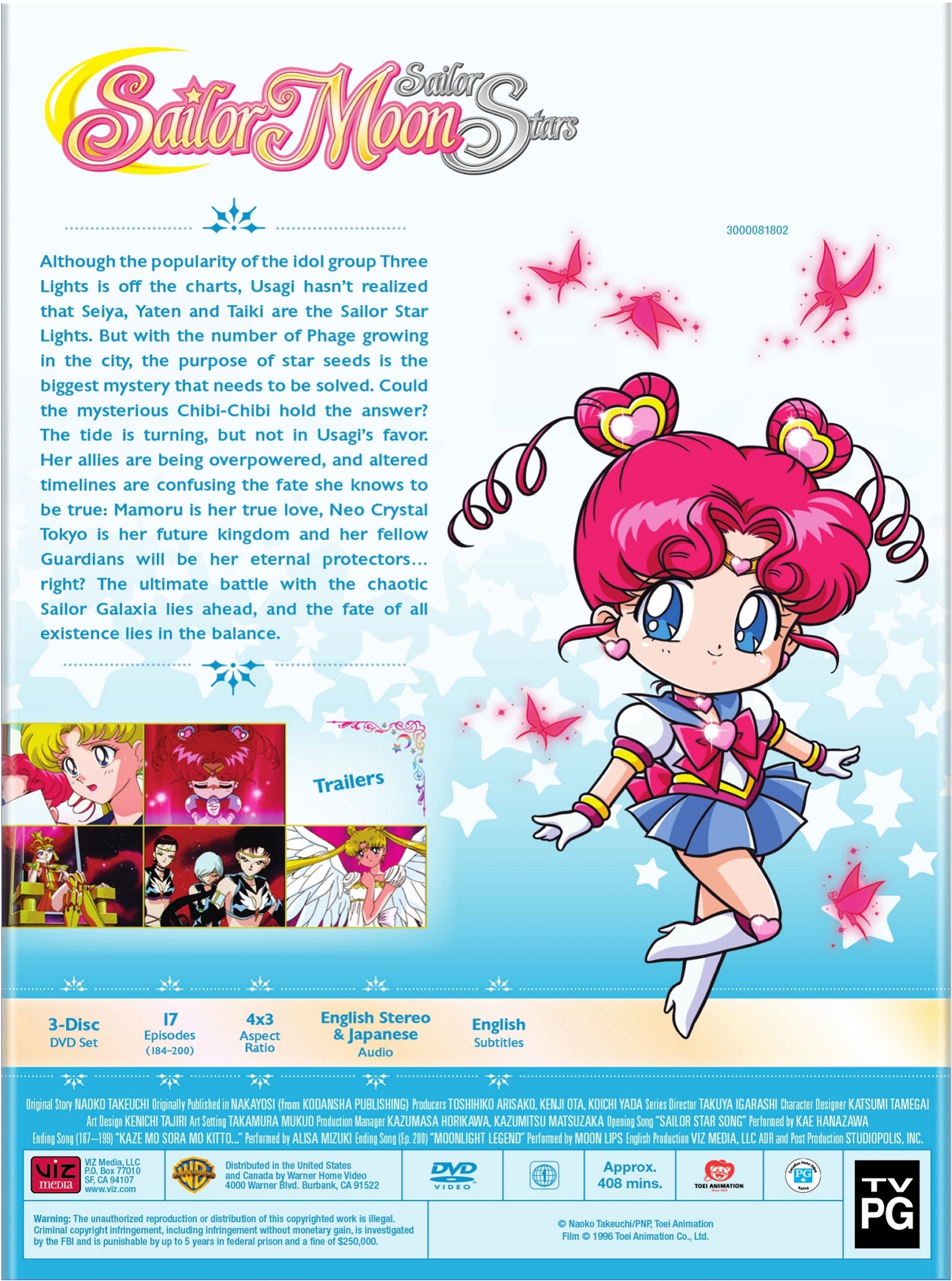 Sailor Moon Sailor Stars Pt. 2 (S5) (DVD) [DVD] - Walmart.com