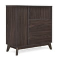 thumbnail image 6 of Stunning Mid-century Cabinet - Faux Wood, 15.66" Depth, Spacious Storage With Shelves And Drawers Wood 36.26" W X 37.53" H, Interior Drawer Shelf Organization Combinations, 6 of 6