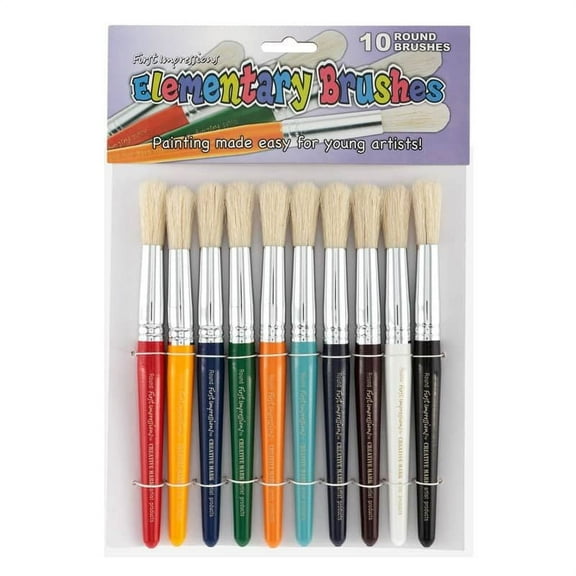 First Impressions Kids Round Chubby Paint Brush for Kids by First Impressions