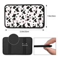 thumbnail image 2 of Car Handrails Box Pad 12.6 X 7.5 In Waterproof Non-Slip Wear-Resisting Durable Breathable Strong Tensile And Tensile Stretch Simple Cow Print Pattern White Background, Pink And White_1, 2 of 7