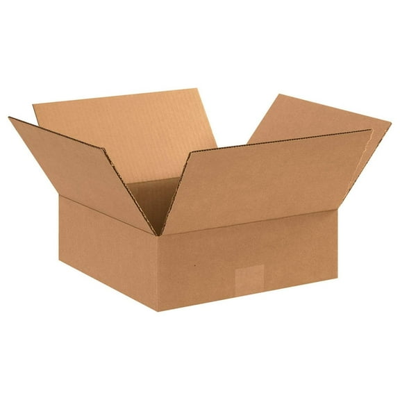12 x 12 x 4 Inches Shipping Boxes, 25-Count (BS121204)