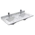 thumbnail image 5 of Wyndham Collection 48" Square-Sinks Wood Double Bathroom Vanity in Gray, 5 of 6