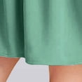 thumbnail image 6 of mgoYE Girl Dresses size 7-8 Little Girls Kids Summer Ruffle Mini Dress Square Neck Lantern Sleeve Short Dress Tulle Smocked(Green,6-7 Years), 6 of 8