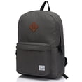 thumbnail image 1 of Mochila Vaschy ligera y resistente al agua para escuela, color gris, 1 of 9