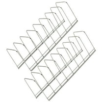 OUNONA 2pcs Stainless Steel Dish Drying Rack Stainless Steel Drain Rack Kitchen Countertop Dish Organizer