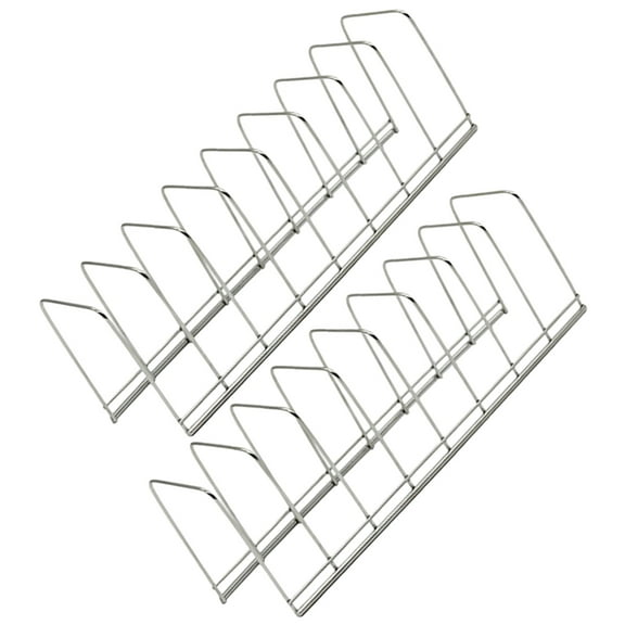 OUNONA 2pcs Stainless Steel Dish Drying Rack Stainless Steel Drain Rack Kitchen Countertop Dish Organizer