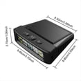 thumbnail image 1 of de Monitoreo de Presión de Neumáticos TPMS Solar con 4 Sensores Externos y Advertencia de Temperatura y Ahorro Combustible Monitor de Presión de Neumáticos de Automóvil A, 1 of 8