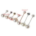 thumbnail image 6 of Personalized 7 Pcs Imitation Double Pearl Safety Pins Hat Scarf Clips Safety Pin, 6 of 6