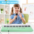 thumbnail image 3 of Kids Keyboard Piano, 54 Key Portable Electronic Piano Keyboard with Wired Microphone Multifunction Digital Music Piano Keyboard Instrument Toys, Support Recording, 3 of 8