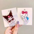 thumbnail image 1 of Kawaii Sanrio Hello Kitty flequillo Clip My Melody Kuromi Cinnamoroll Purin accesorios para el cabello Anime lindo tocado de dibujos animados regalo para niñas, 1 of 4