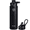 Black, variant on GEDUX Stainless Steel Water Bottle 40oz with 2 Leak Proof Lids(Spout Lid and Straw Lid) Wide Mouth Water Bottle with Straw for Sports and Travel