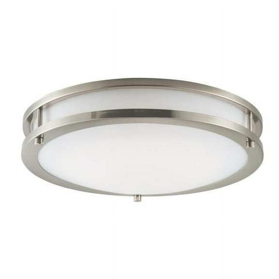 3.25 in. Linear LED Flush Mount - Satin Nickel