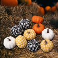 thumbnail image 3 of 10Pcs Foam Pumpkin Simulation Pumpkin for Outdoor Home Kitchen Halloween Wedding Colco Calabaza de simulación, 3 of 7