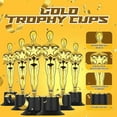thumbnail image 7 of Gold Trophy Award Mini Trophies Bulk - Pack of 12 Bulk Trophies Golden Statue Trophy Award, Game Awards Party Decorations for Winners or Appreciation Gifts Game Prizes for Adults & Kids, 7 of 7