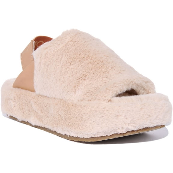 Toms Sofia Women's Slingback Platform Sandal In Natural Size 5