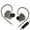 Gray-Wheat style, variant on Dynamic In Ear Headphones Featuring Metal Construction Premium Sound Quality And Microphone Controls Option