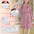 thumbnail image 6 of DISNIMO Pink Leopard Print Dress Kids Girls Collared Dress Fall Kids Clothes Dress Long Sleeve Girls Twirl Dress Fall Skater Dress Girls 11-12 Dress Kids Clothes Girls Dresses Children Girl Dress, 6 of 7