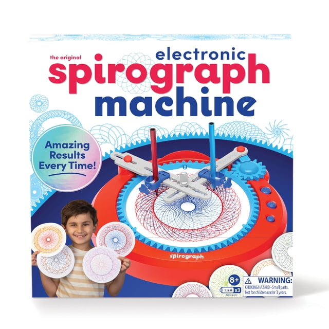 Kit de máquina eléctrica Spirograph con funda y bolígrafos para mayores de 8 años