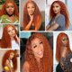 thumbnail image 2 of Hair Bundles Yuksoocosh, naranja quemado, onda profunda, 45, 50, 55 cm, 2 of 8