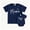 Baby Romper-Blue, variant on BemeyourBBs Mommy and Me Matching Family Shirts Mama's Boy Outfits Baby Boys Summer Clothes Blue Short Sleeve T Shirt for Women Boy Romper Bodysuit