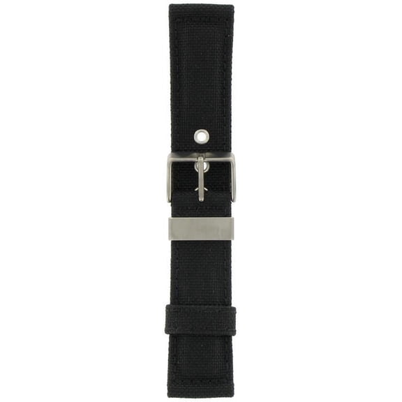Genuine Citizen Watchband, 22 Black, Nylon Watchband fits watch model AT0660-05E, Part#59-K50170