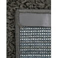 thumbnail image 5 of Unique Loom Everyday Shag Collection Area Rug - Solid (9' x 12' Rectangle Dark Gray), 5 of 6