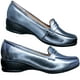 thumbnail image 3 of Mocasín Piel Borrego Cómodo Tacón Herraje Pie Delicado P3 Plata, 3 of 5