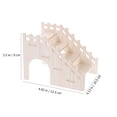 thumbnail image 5 of OATIPHO Beige Wooden Hamster Ladder for Decor Natural Material Safe Exercise, 5 of 8