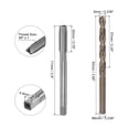 thumbnail image 2 of Uxcell M7 x 1 H2 Straight Flute Thread Tap 6mm Drill Bit Set High Speed Steel, 2 of 6
