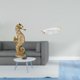 thumbnail image 2 of Estatua de resina,Estatua de resina para decoración del hogar,manualidades,oro,Bandeja de almacenamiento,Bandeja rectangular para servir,bandeja para postres y frutas de cocina,Bandeja, 2 of 8