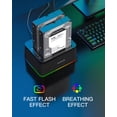 thumbnail image 2 of Estación de acoplamiento para disco duro Inateck RGB USB 3.0 con puerto USB-C, 2 of 6