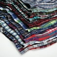 thumbnail image 4 of Mens Panties Underwear Boxers Shorts Casual Cotton Plaid Sleep Underpants Loose Comfortable Button Fly Homewear Panties, 4 of 9