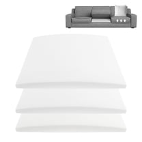 Dznils Sofa Couch Cushion Support for Sagging Seat, 20" x 20", White, Set of 3