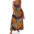 thumbnail image 2 of Robe Sans Manches Imprimé Cire Africaine Chaude et Chaude Robe de Soirée Ample Robe de Soirée Femme Élégante Luxe, 2 of 5
