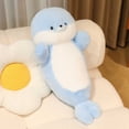 thumbnail image 4 of Cozy Ocean Companions Seal Plush Toy, Soft Cuddly Spotted Seal Stuffed Animal with Hat for Home Decor and Sleeping, Cute Sea Animal Doll 27.56-inch, 4 of 5