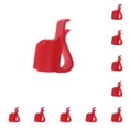 thumbnail image 2 of Yuarrent Universal Golf Club Clip Practice Putter Holder con marcador de bola Bolsa de golf Abrazadera Herramienta de golf Equipo de golfista Rojo 10Conjunto, 2 of 6