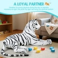 thumbnail image 6 of Trendix Giant Tiger Stuffed Animal, 51 inch Lifesize Stuffed Animal Doll, Big Tiger Doll for Home Decor and Gift, White Tiger, 6 of 8