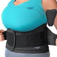thumbnail image 1 of Faja lumbar AVESTON para aliviar el dolor lumbar. Cinturón de 6 costillas con almohadilla lumbar para hombres y mujeres. Ortopédica, ligera, delgada, rígida y ajustable. Hernia de disco. Circunferenci, 1 of 5