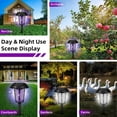 thumbnail image 4 of Outdoor Solar Bug Zapper Repellent Lamp Stake Light, 2-Pack, Effective Mosquito & Fly Killer for Yard Garden Camping, 4 of 12