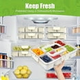 thumbnail image 6 of Snackle Box Container, 8 Compartment Divided Serving Tray with Lid and Handle, Portable Snack Tray and Serving Platter for Party, Picnic, Perfect for Fruit, Candy and Treats, 6 of 8