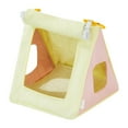 thumbnail image 1 of para pájaros Habibat, hamaca colgante decorativa, cómoda jaula para pájaros, refugio para loros, periquitos y cotorras. Amarillo, 1 of 8