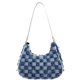 thumbnail image 1 of 1052 Bolso Mezclilla Bolso Hombro Lona Gran Capacidad Versátil Portátil Casual Axila Bolso Mujer (Azul Claro) Azul, 1 of 9