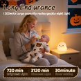 thumbnail image 2 of Luz Nocturna Daixinde Fantasma con Cambio de Color Recargable de 50 Horas, 2 of 9