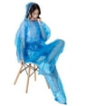 thumbnail image 4 of Naiovety Chubasquero de una sola pieza, pantalones impermeables, ropa de lluvia PE para viajes al aire libre para adultos, mujeres, hombres, Color Type3 NO3 Naiovety HA007210-00, 4 of 6