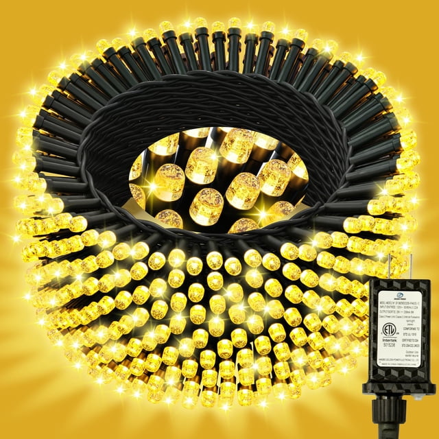 Luces navideñas JACKYLED, 178 pies, 500 LED, impermeables para exteriores