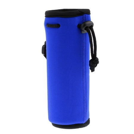 

Neoprene Insulated Portable Water Bottle Holder Bag Carrier Black