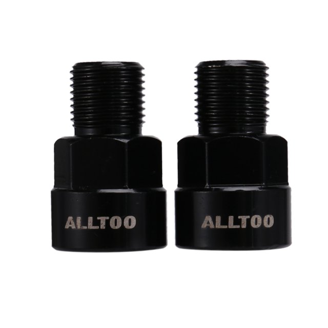 1Pair Steel Bike Pedal Extenders Bicycle Pedal for Road 9/16 Inch Crank