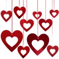 thumbnail image 1 of 40 Uds. Decoraciones de corazones colgantes decoraciones colgantes de San Valentín decoraciones de habitación de San Valentín decoraciones de boda, 1 of 5