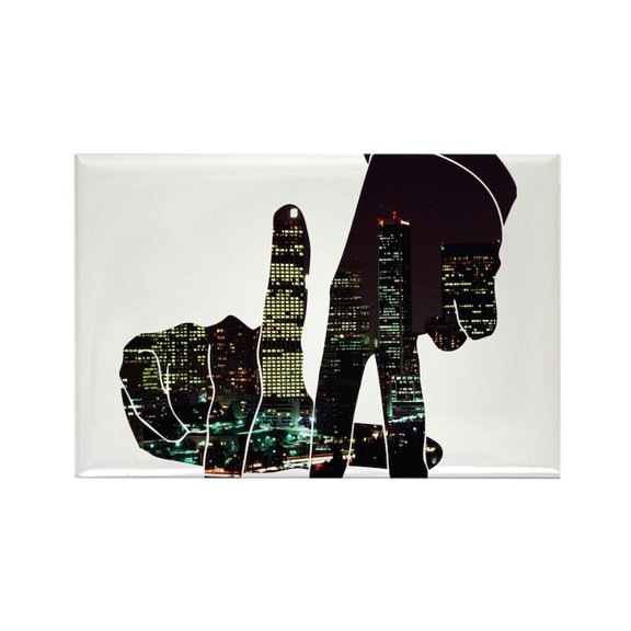 CafePress - Los Angeles Magnets - Rectangle Magnet, 2"x3" Refrigerator Magnet