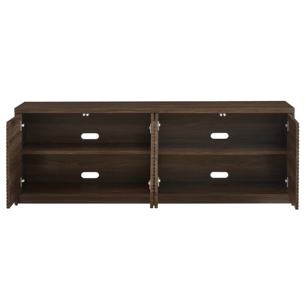 Desmond Rectangular TV Stand for TV's up to 78" in Dark Oak